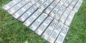 Police bust number plate theft ring, recover 30 plates in sweet potato garden