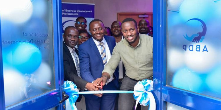 During commissioning of ABDP secretariat in Kampala
