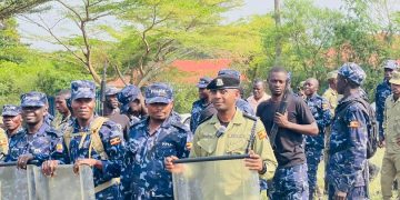 Police Officers Undergo Public Order Management Training in Kasese