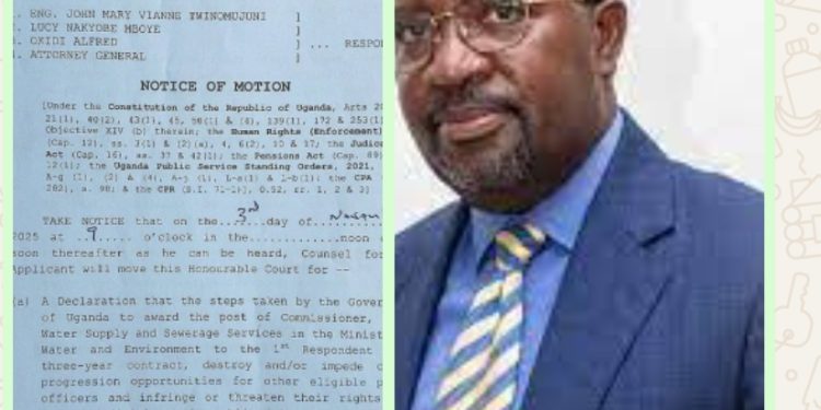Eng. John Mary Vianne Twinomujuni has caused a storm by trying to cling on to office despite clocking mandatory retirement age