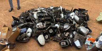 Police crackdown on motor vehicle part thefts
