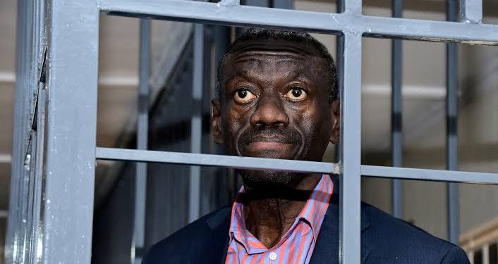 Col. Dr. Kizza Besigye in detention.