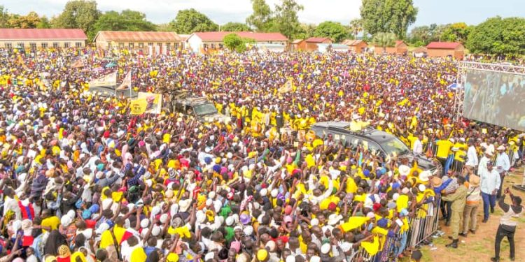 President Museveni in Yumbe District