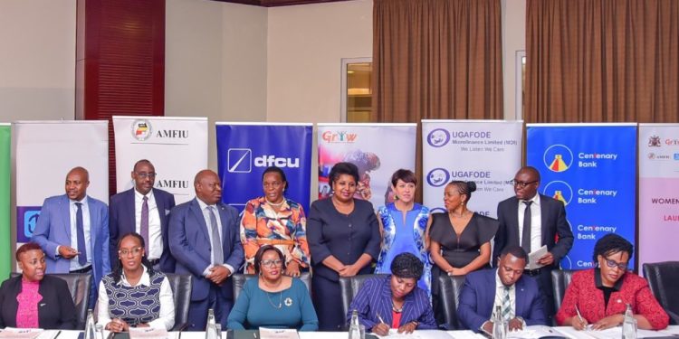 The event broght together financial institutions, regulators and development partners to align on commitments and next steps for supporting Women-led mirco SMEs across Uganda.