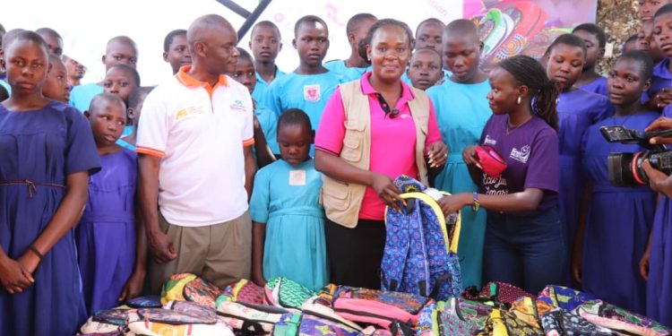 The project aims to empower girls and help children stay in school