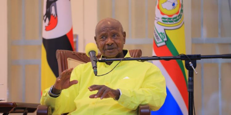 National Resistance Movement Presidential candidate,  General Yoweri Kaguta Museveni