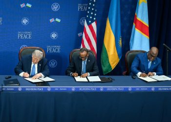 Rwanda’s Kagame, DRC’s Tshisekedi finally sign historical peace accord in the U.S. as fighting intensifies