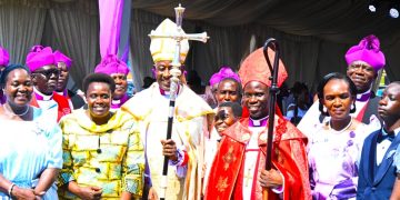 Archbishop Kaziimba Enthrones Rt. Rev. Lubaale as 4th Bishop of Busoga Diocese