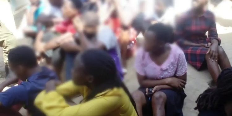 Rescued victims