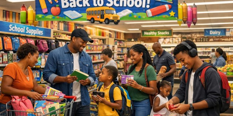 Back to school shopping