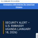 US Embassy warns citizens to heighten security in Kampala after Uganda’s post-election tensions