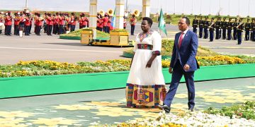 Vice President Alupo arrives in Addis Ababa for 39th African Union Summit