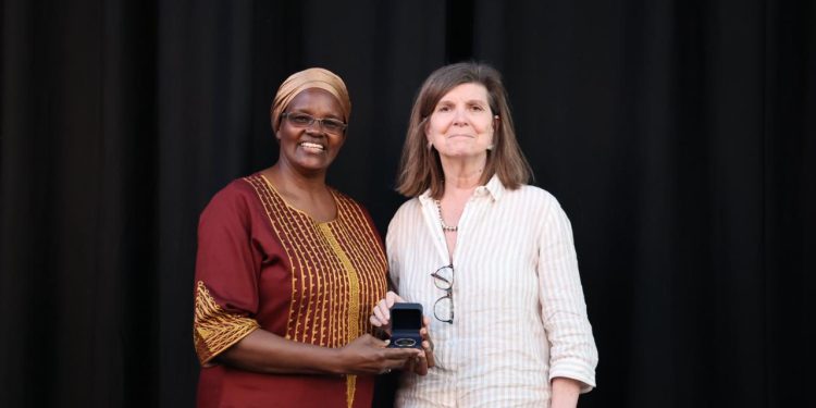 Regina Mariam Namata Kamoga(On left-hand)