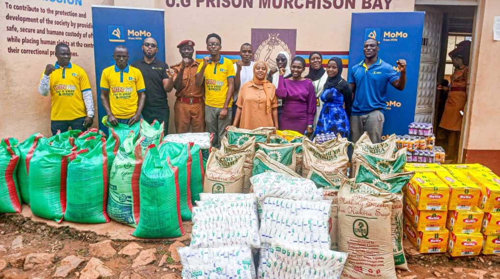 MTN MoMo and KCCA Hand Over Ramadhan Alms to City Road Workers, Extend Support to Luzira Prison