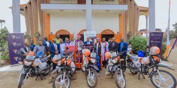 Pearl Bank Supports Church of Uganda Education Inspectors with Motorcycles to Reach Remote Schools