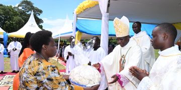 Bishop Eciru Ordains Rev. Deacon Olupot into Priesthood, urges him to offer pastoral care to the faithful