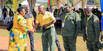 VP Jessica Alupo arrives at the NRM retreat, as day- three kicks off