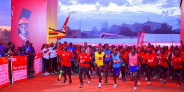 Thousands Paint Kampala Red in 2026 Absa KH3-7Hills Run to Support the Girl Child