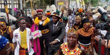 Bokora County MP Emmanuel Ilukol Takes Oath, Donates 10 Tricycle Motorcycles to Boost Village Ambulance Services