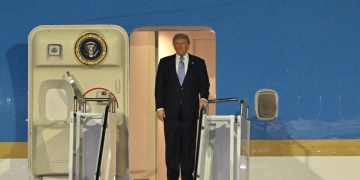 Trump arrives in Beijing for state visit to China
