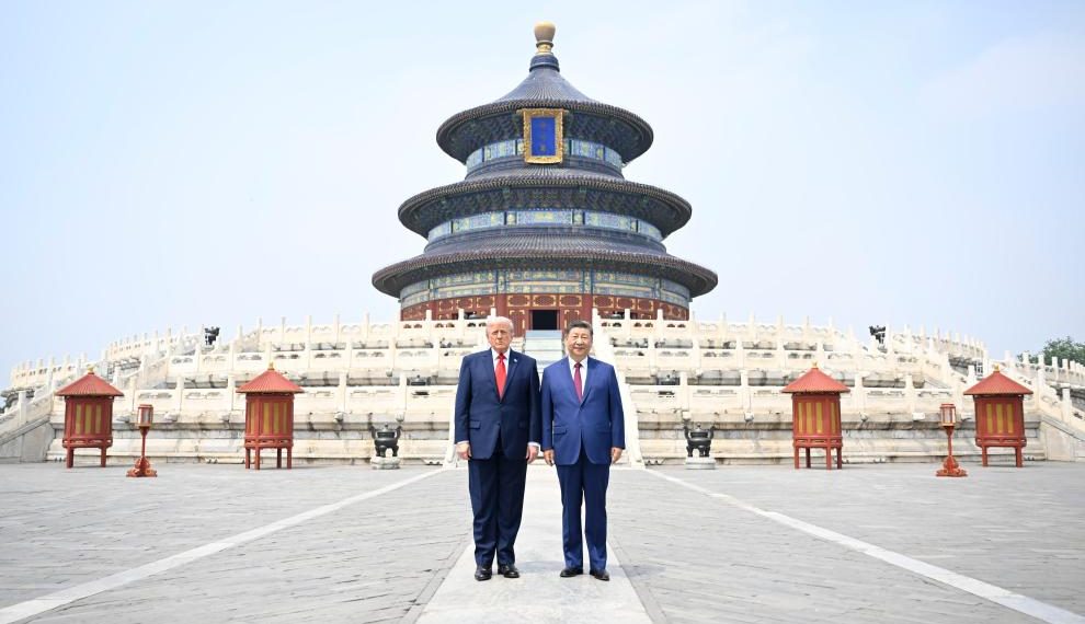 Xi, Trump visit Temple of Heaven