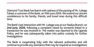 Mystery deepens after bank customer is killed by mob following fraud allegations in Kampala