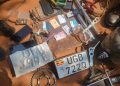 Motorcycle robbery suspect arrested as Police recover suspected crime tools in Mukono