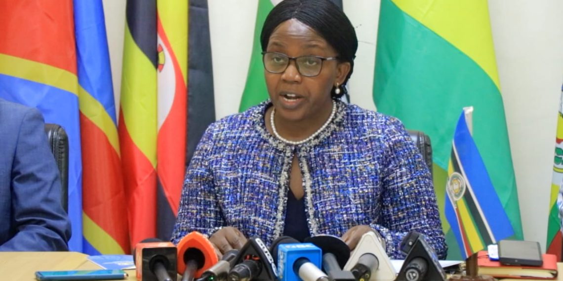 Kamisheni ya Kiswahili ya Afrika Mashariki (KAKAMA) Executive Secretary Dr Caroline Asiimwe