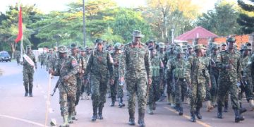 UPDF Artillery Division steps up combat readiness with 20km endurance March