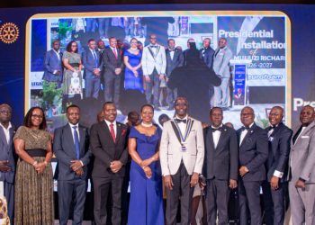 Richard Mujjuzi Installed as First President-Elect of Rotary Club of Kitende Breeze
