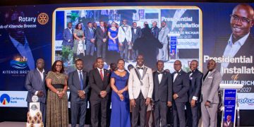 Richard Mujjuzi Installed as First President-Elect of Rotary Club of Kitende Breeze