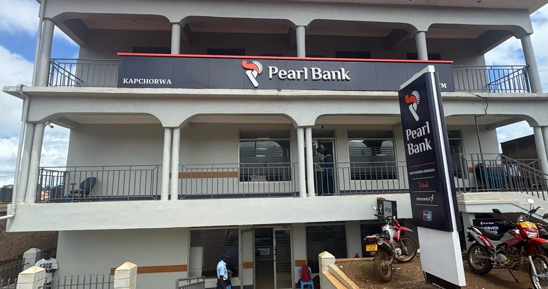Pearl Bank Kapchorwa branch. The bank has 59 branches across the country.