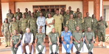 UPDF conducts command handovers at Senior Command and Staff College, Uganda Rapid Deployment Capability