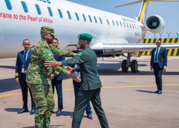 Gen Kainerugaba in Kigali for bilateral engagements