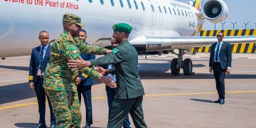 Gen Kainerugaba in Kigali for bilateral engagements