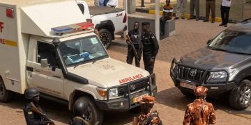 Besigye Faints in Court Amid Dramatic Protest Over Legal Representation