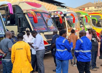 Government intensifies road safety enforcement with bus inspection exercise