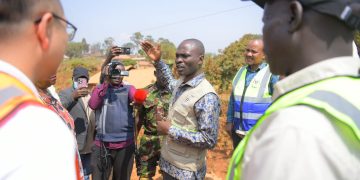 Minister Byamukama inspects Masaka–Kyotera–Mutukula road project, urges quality and timely completion
