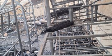 Police investigate fire at Midland Junior School in Bulindo