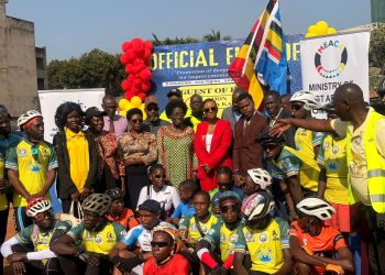 Kadaga Flags Off 41 Cyclists on 6,000km East African Integration Tour