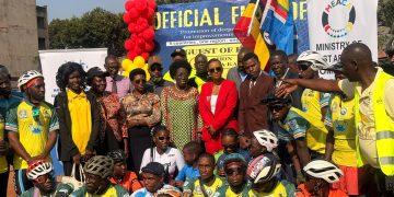 Kadaga Flags Off 41 Cyclists on 6,000km East African Integration Tour
