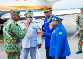 Gen. Muhoozi in Libreville as Gabon marks 66 years of Independence