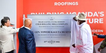 Museveni Commissions $125m Ultra-Modern Danieli Cold Rolling Mill at Roofings, Calls for Greater Value Addition and Regional Trade