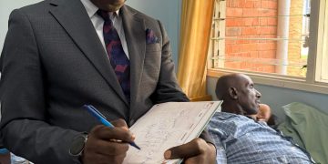 Ssewava Visits Samson Kisekka Jr in Hospital, Promises to Inform President Museveni