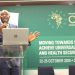 Dr. Magoola making a presentation at an Africa CDC conference in South Africa last year. He said Dei BioPharma was ready to supply biological medicines to African countries at affordable rates.