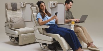 Emirates Unveils World’s First Electric Premium Economy Seat with Full-Height Privacy Screen