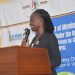 Youths and Children Affairs Minister Dr Mercy Lakisa addresses lawmakers at the close of a two-day orientation workshop for Members of Parliament subscribing to the Parliamentary Forum for Children, organized by the Uganda Child Rights NGO Network at Imperial Golf View Hotel in Entebbe.