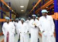 A State House delegation led by Comptroller and Permanent Secretary Jane Barekye tours the Dei BioPharma facility in Matugga, Wakiso District, to assess progress on the government-backed drugs and vaccines plant.