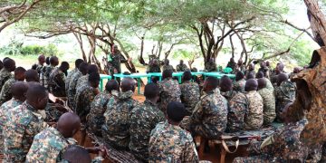 UPDF Battle Group Commanders Assess Troops in Somalia