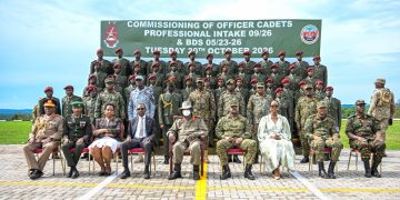 Museveni tasks newly commissioned UPDF officers on economic growth, technology